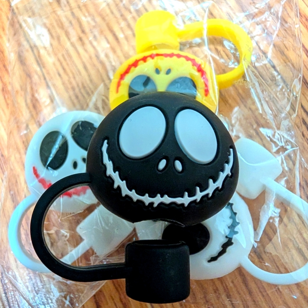 Jack Skellington Straw Toppers